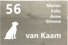 Naambordje bekijken